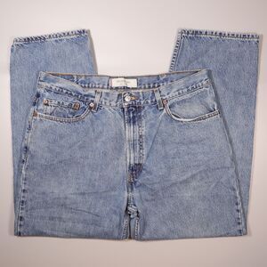 Vintage Levi's 550 Jeans Mens 38x30 Blue Relaxed Fit Distressed Fade Wide